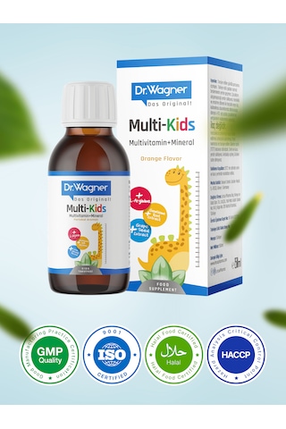 Multi-kids, Çocuklar İçin Multivitamin + Mineral Şurup 150ml