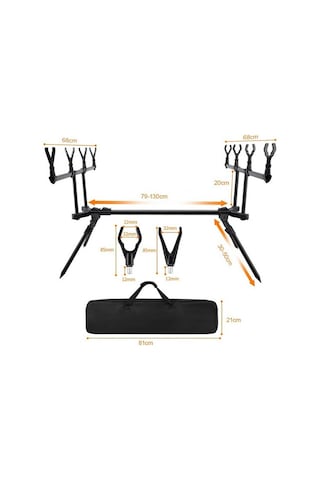 Captain 7646 Carp Sehpa Alarm Swinger 4lü Combo Set