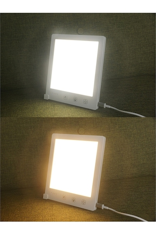 Simüle Edilmiş Doğal Güneş Işığı 10000 Lux Doğal Lamba Dokunmatik Kontrol Beyaz