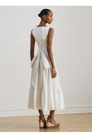 Lauren Ralph Lauren Beyaz Kadın Askılı Elbise 200p13460