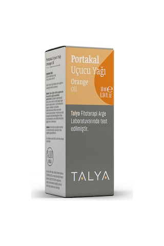 Talya %100 Saf ve Doğal Buhurdanlık ve Difüzör İçin Seyreltilmemiş Portakal Uçucu Yağı 10 ML