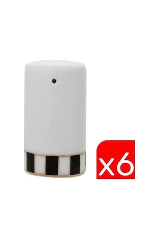 Porland Palms Biberlik 6cm 6 Lı 04alm005899 Beyaz - Siyah