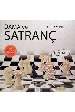 Ca Games Dama ve Satranç Plastik Kutulu Oyun