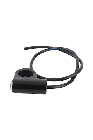 Yaleker Motosiklet 22mm Direksiyon Led Anahtarı - B Tipi Alüminyum Kilitleyici Buton Mavi Işık - Far, Sis Farı, Tehlike Işığı İçin Diğer