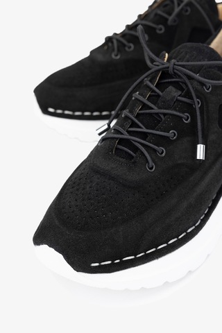 Valmenti Zoe Kadın Siyah Süet Hakiki Deri Sneakers & Spor Ayakkabı 775 26511 Bn Ayk Y24 Siyah