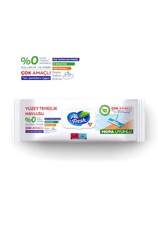 Ak Fresh Beyaz Sabunlu Mopa Uyumlu Yüzey Temizlik Havlusu 48 Yaprak