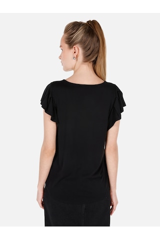 Colin's Colins Siyah Kadın Tshirt K.kol Cl1070868 Q1.v1 Blk Siyah