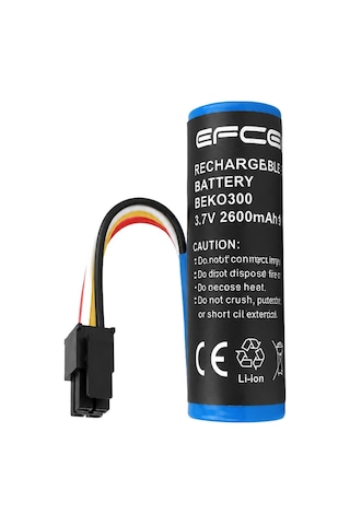 Efcell Beko 300 Tr 3.7v / 3.6v 2600mah 9.62wh 4 Pin Soketli Li-ıon Yazar Kasa Pos Batarya Pili Vps906r