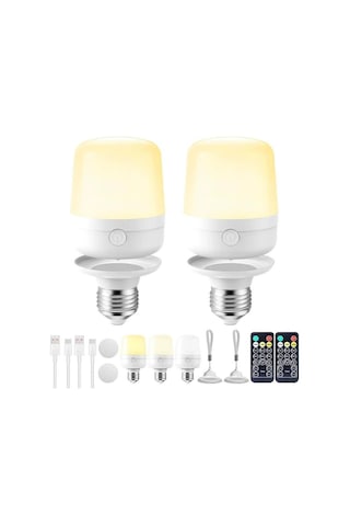 Neevoyu E27 Şarjlı Manyetik Lamba: 3 Renk Tonu, Uzaktan Kumanda, Zamanlama Ve Acil Işık Fonksiyonu Diğer