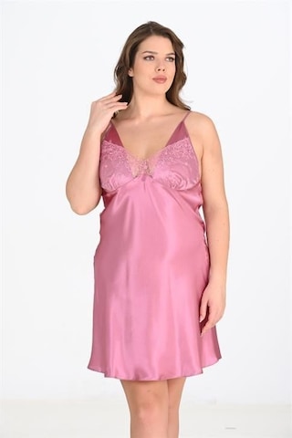 Büyük Beden 2li Gülkurusu Sabahlık Takımı Bigsize 6204 Ekru