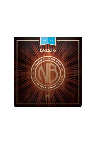 Daddarıo Nb1253 Akustik Gitar Tel Seti, Nıckel Bronze, Regular Lıght