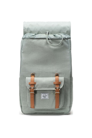 Herschel Little America Mid Backpack Sırt Çantası 11391-06569-os Iceberg Green Crosshatch Buz Yeşili