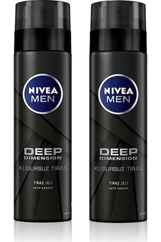 Nivea Men Deep Dimension Kusursuz Tıraş Jeli 2 x 200 ML