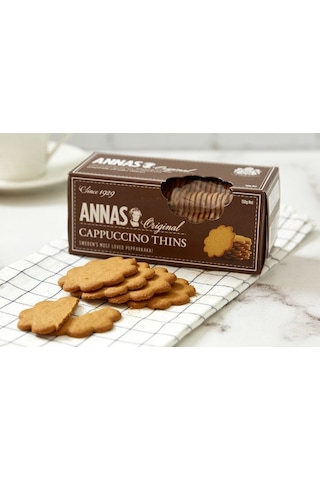 Annas Orginal Cappuccino Thins Kahveli Bisküvi-kurabiye 150 G