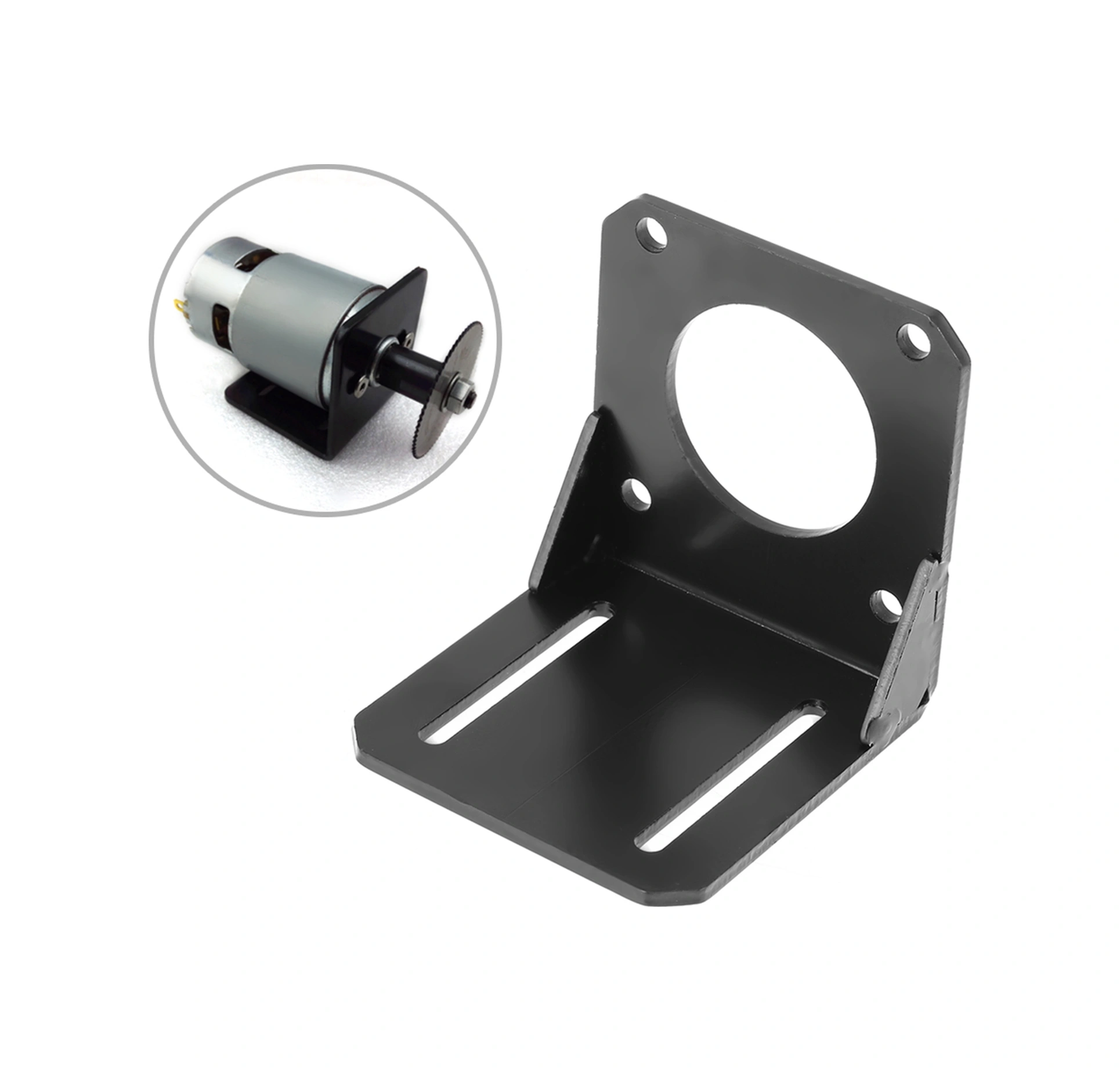 Tenfowee Nema23 57 Adım Motoru İçin Paslanmaz Çelik Sabit Tutucu, 3d Yazıcı Uyumlu Dayanıklı Montaj Aparatı