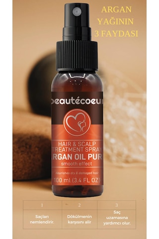 Beautecoeur Argan İçerikli Canlandırıcı Saç Bakım Yağı 100 ML