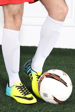 Walked 401 Km Krampon Çim Erkek Futbol Spor Ayakkabı Sarı - Turku  (531402624)-43 Çok Renkli
