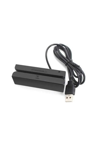 Novahub Tam 3 Parçalı Usb Manyetik Şerit Kart Okuyucu, Tak Ve Çalıştır, Yeşil Işık Ve Buzzer, Çift Yönlü Okuma Pos Makinesi
