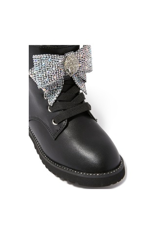 Kurt Geiger Çocuklar Için Mini Kensington Kemerli Botlar Siyah