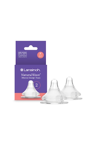 Lansinoh Natural Wave Biberon Emziği Hızlı Akış 2'li Set
