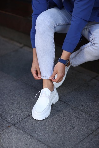 Serhat Özköroğlu-byz Erkek Sneakers Beyaz Beyaz