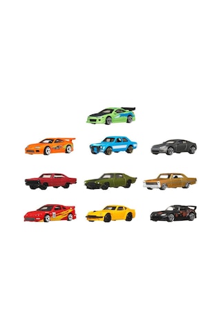 Hot Wheels Jct92 Fast And Furious 10-pack Siyah