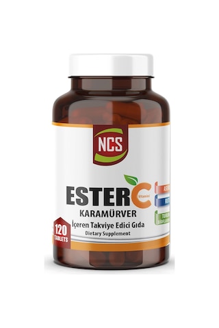 Ncs Ester C Vitamini Kara Mürver 120 Tablet