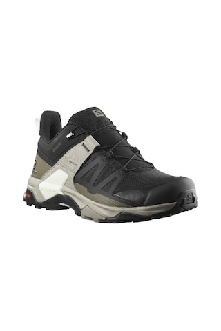 Salomon X Ultra 4 GTX Erkek Ayakkabı Black/Vintage Kaki/Vanilla Siyah - Bej