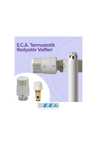 4 Adet Eca Termostatik Trv4 Kafa Grubu 41,3mm 602120813