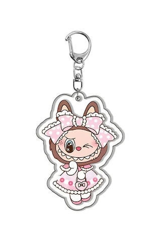 Novahub Sevimli Anime Labubu Koyun Anahtarlık Akrilik Kolye Öğrenci Sırt 2