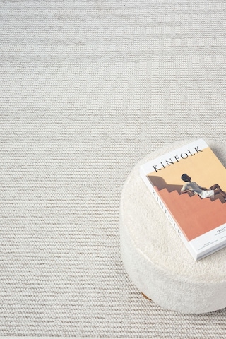 Mariesse Home Naturel Bukleli Yumuşak Dokulu Beyaz Bej Iskandinav Koridor Kesme Yolluk Dokuma Halı Bej-krem