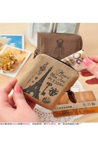 Willowhaven Kore Tarzı Seyahat Çantası: Hafif, Dayanıklı Paris Hatıra Para Cüzdanı - Kullanışlı, Özelleştirilebilir, Seyahat Arkadaşı Çok Renkli