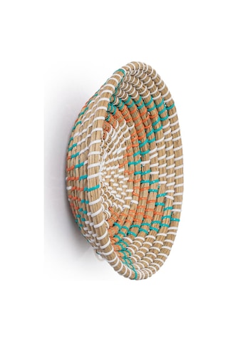 Koza Home Meander Bambu El Yapımı Turuncu Yıldız Duvar Tabağı Dekoru 25cm 8
