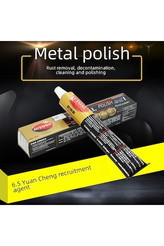 Besthome1 Autosol Metal Parlatma Macunu Pas Lekeden Temizleyici Çelik Alüminyum İçin 100g/75ml Profesyonel Ev Kullanımında