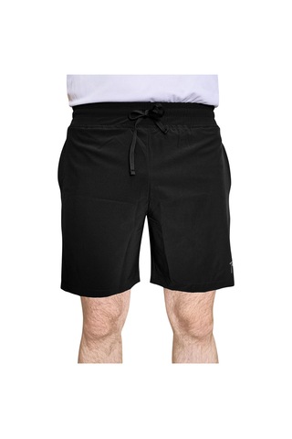 Raru Dokuma Şort Perdo Siyah