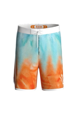 Pose I Down Sun Tie Dye Boardshort Erkek Fizik Ve Deniz Şortu Turkuaz