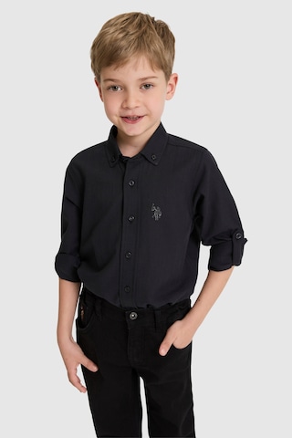 U.S. Polo Assn. Erkek Çocuk Siyah Gömlek Basic 50324683-vr046