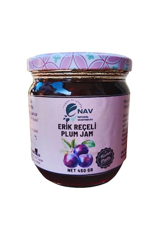 Nav Erik Reçeli Ev Yapımı Katkısız Koruyucusuz Cam Kavanozda