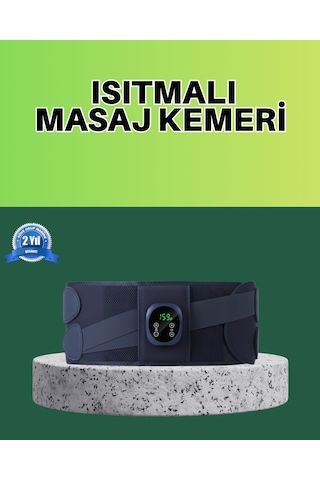 Titreşimli Masajlı Bel Kemeri Sessiz Çalışma 100 Cm Bel Uyumlu Açık Bej