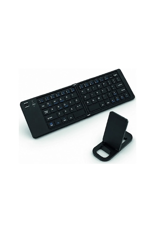 Katlanabilir Bluetooth Klavye 3 Cihaz Bağlantılı Kablosuz Taşınabilir Klavye Najmaddin