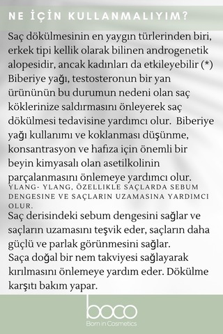 Boco Born In Cosmetics Biberiye + Ylang Ylang %100 Saf Uçucu Yağı 2 x 10 ML