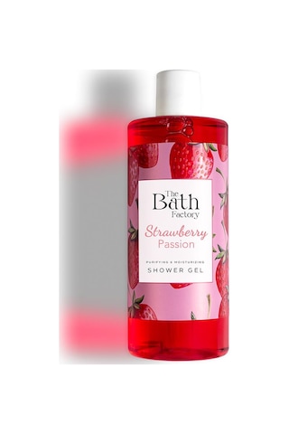 The Bath Factory Çilekli Vücut Peelingi + Çilekli Duş Jeli + Çilekli Köpük Sabun