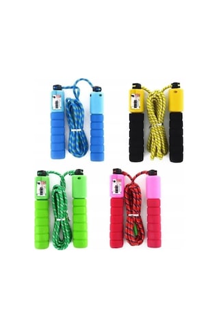 Mucit Home Sayaçlı Atlama İpi Saplı Antrenman Aleti İpi Egzersiz Evde Spor
