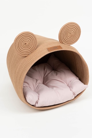 Reyo Max Design Maxie Bunny Kedi Yuvası Ve Köpek Yatağı Pudra Yumuşak Ve Konforlu Kedi Köpek Yatağı