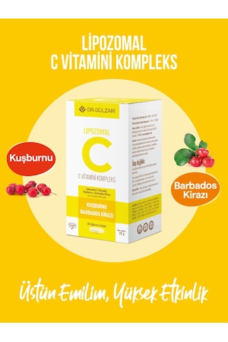 Dr. Gülzari C Vitamin Kompleks 30 Tablet