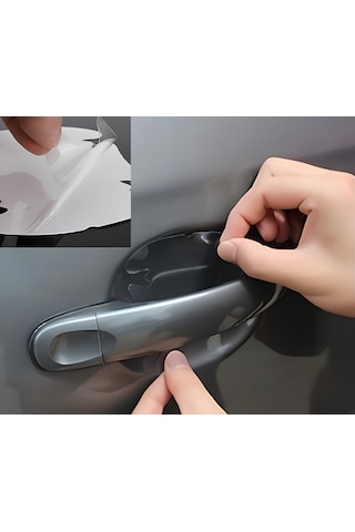 Araba Kapı Kolu Koruyucu Filmi 4lü Set