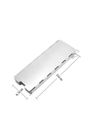 Katlanır Gaz Ocağı Rüzgar Kalkanı Rüzgar Geçirmez Hava Deflektörü Kasetli Ocak Rüzgar Kalkanı Kamp Aletleri Diğer