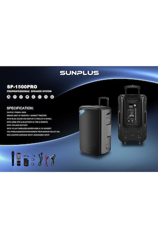 Sp-1200 Pro Bluetooth Proffessıonal Speaker System 400w-127445