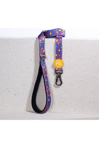 Pawstar Ice Cream Leash Kedi Köpek Sevk & Gezdirme Kayışı Köpek Uzatma Tasması Mor