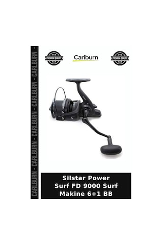 Premium Silstar Power Surf Fd 9000 Surf Makine 6+1 Bb Ekipman Balıkçı Hobi Malzemesi